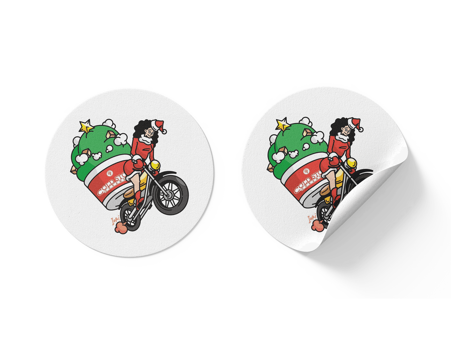 COLD STONEクリスマス限定ステッカー